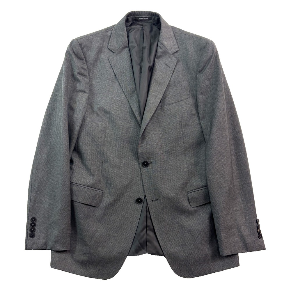 Ermenegildo Z Zegna 52R 42R Slim Turati Gray Blazer Jacket Sport Suit Coat Wool‎